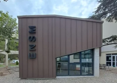 réalisation métallique sur mesure ENSM façade extérieure ferronnerie concept 13